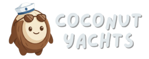 Coconut Yachts - Full Size Logo - White Text